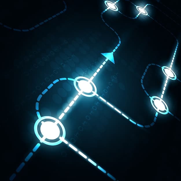 A diagram illustrating a seamless workflow with arrows connecting various digital icons, symbolizing automated processes and efficient task flow.
