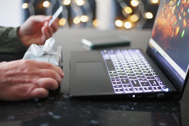 A person's hands typing on a keyboard, with a modern browser displaying a professional online portfolio, indicating a strong digital presence and resume building.