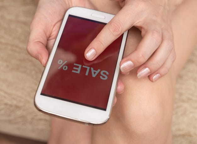 A close-up of a smartphone screen showing a rapidly loading e-commerce product page, with a progress bar quickly filling up and various elements appearing smoothly. Light trails suggest speed and efficiency.