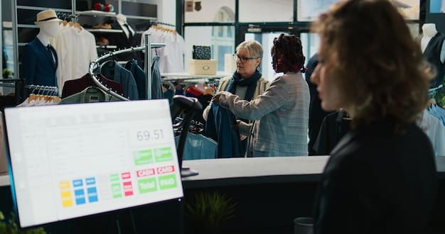A detailed digital dashboard displaying various e-commerce metrics like sales, customer retention, loyalty program points, and customer segmentation. The visuals should be clean, modern, and highlight data analytics.