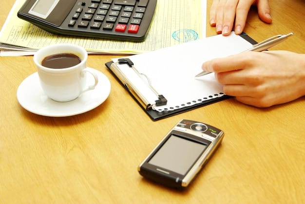 A person's hands reviewing legal documents and a calculator on a desk, representing the administrative and financial aspects of running an online business.